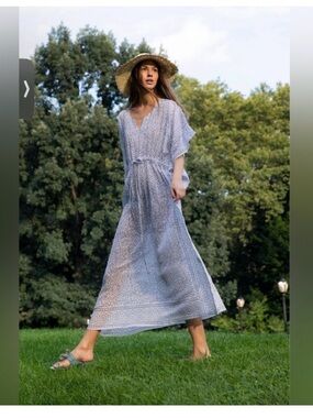 Guadalupe kaftan Latin Indian lounge flowy chic boho blogger soft cotton billowy